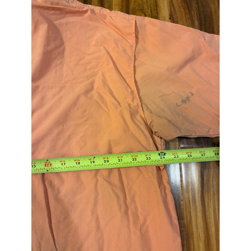 Columbia PFG Fishing Shirt Mens Large Peach Orange Short Sleeve Button Down Gorp - Picture 11 of 13